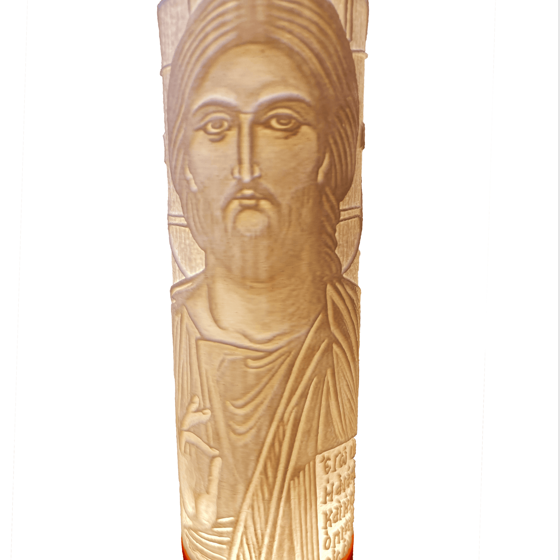 Detalle del grabado lámpara LED litofanía iluminada en 3D, PFBMX