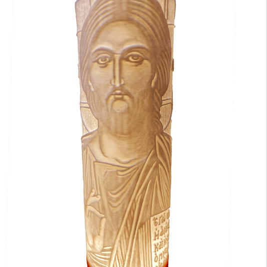 Detalle del grabado lámpara LED litofanía iluminada en 3D, PFBMX