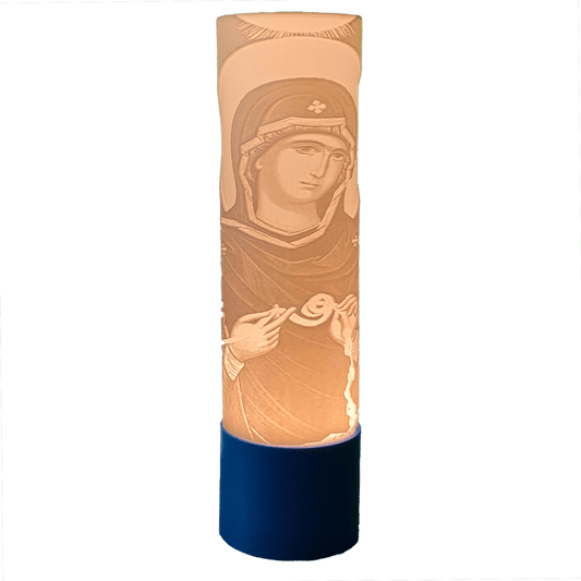 Virgen Desatanudos Lampara 3D