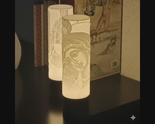 Lámpara Litofanía: La Sagrada Familia - Luz de Fe y Hogar