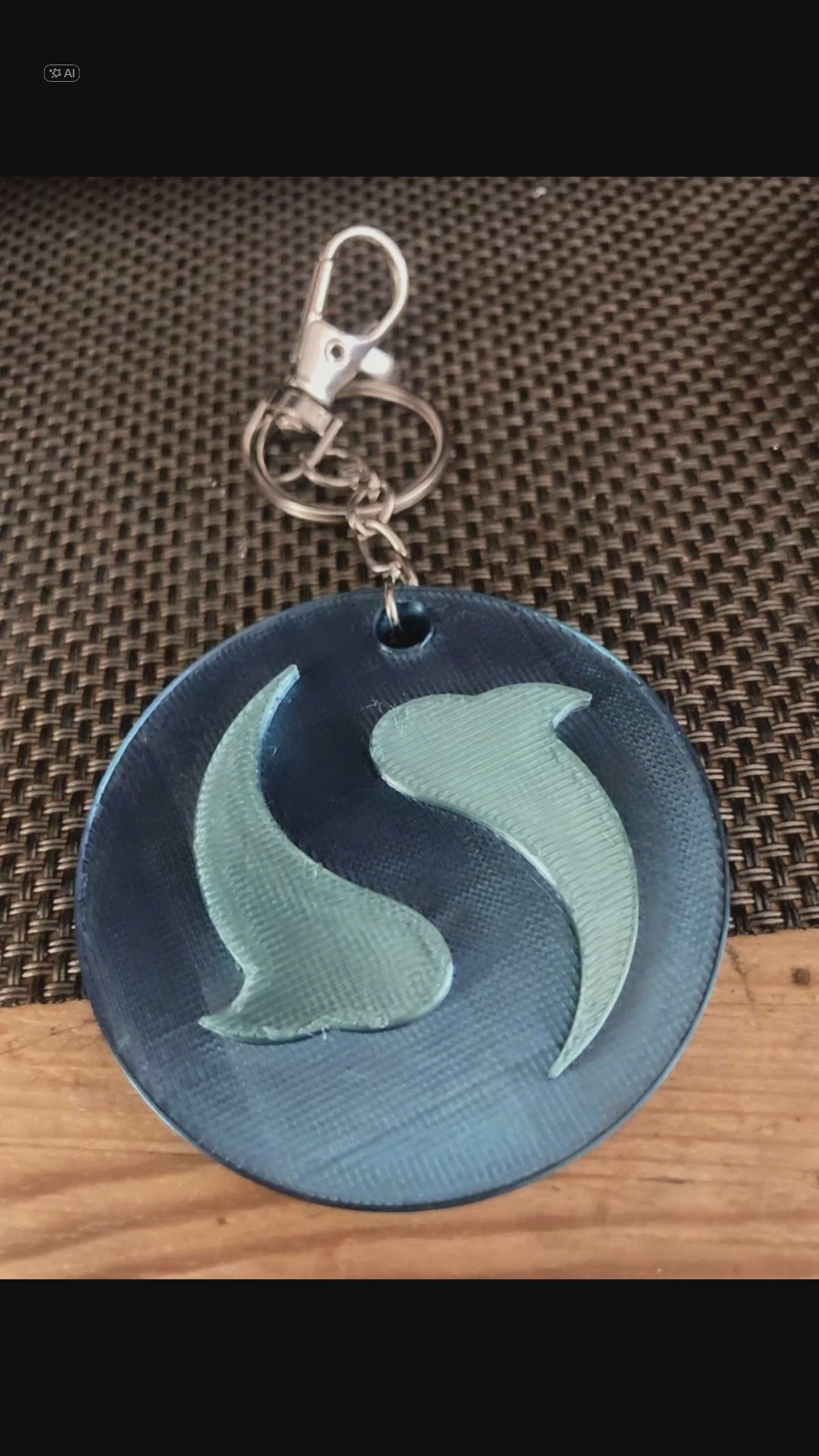 llavero nfc impreso en 3d